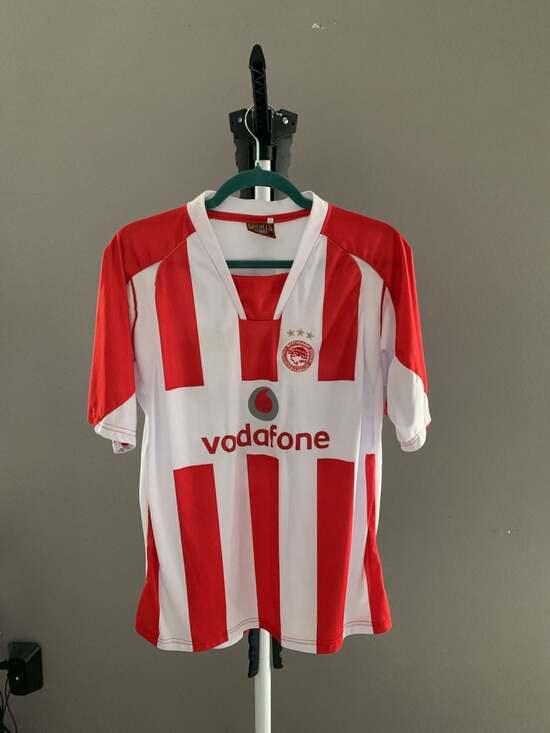 Olympiacos Other - Olympiacos F.C. 2004-2005 Home Jersey #32 LuaLua Vodafone